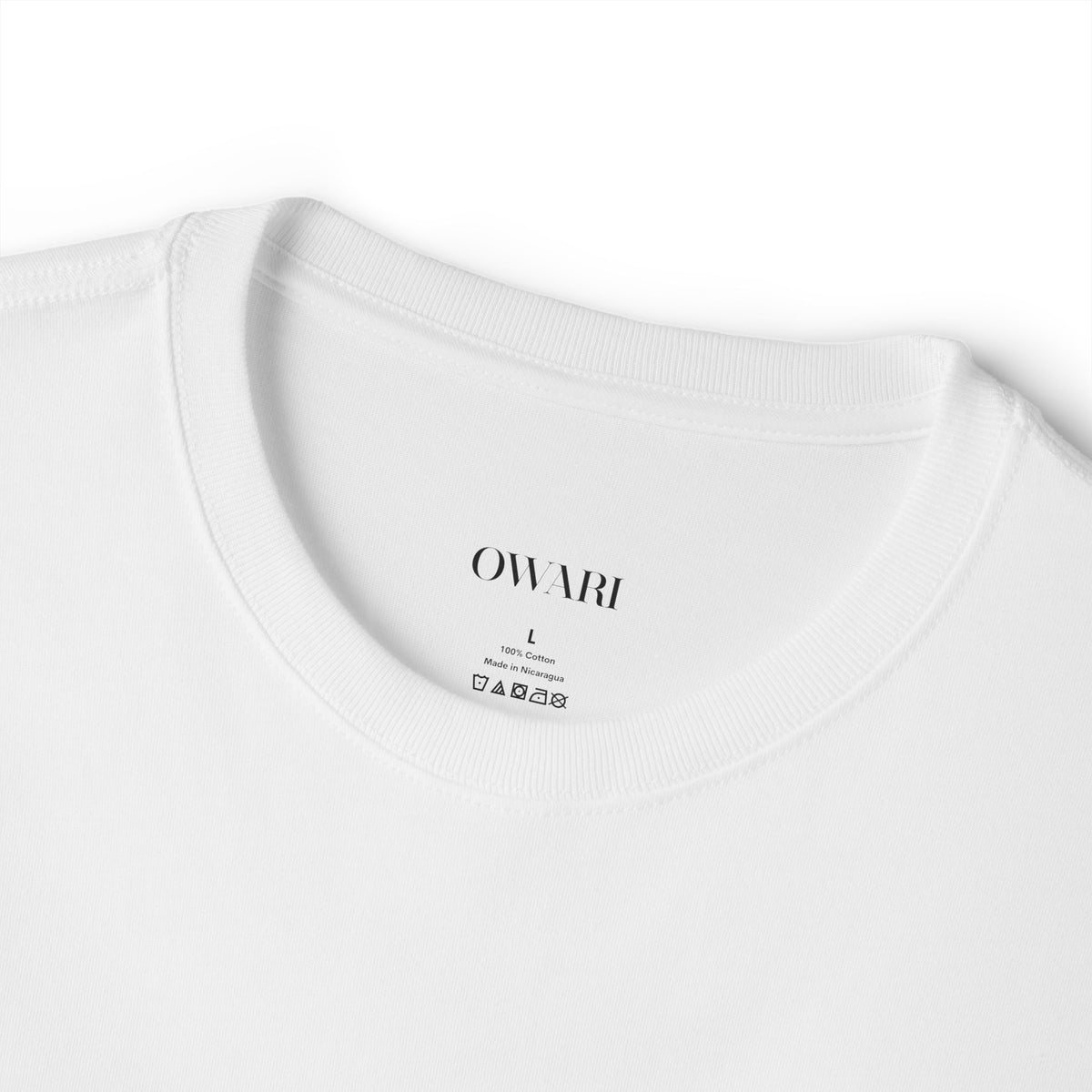 White OWARI Graphic Tee
