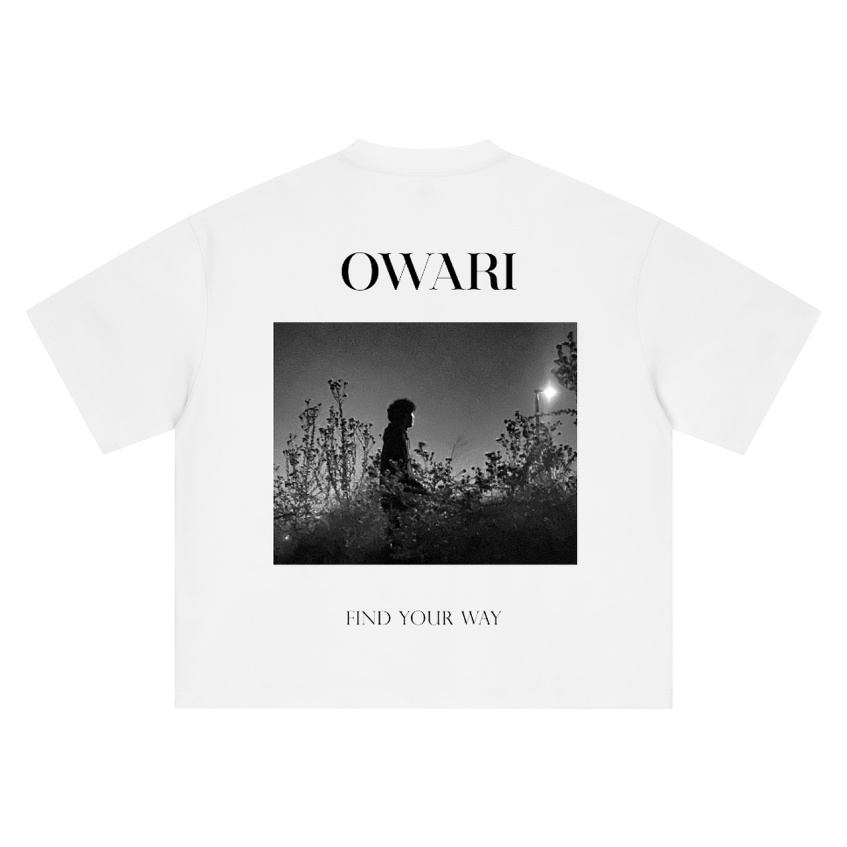 White OWARI Graphic Tee
